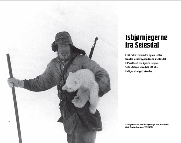 Isbjørnjegere fra Setesdal