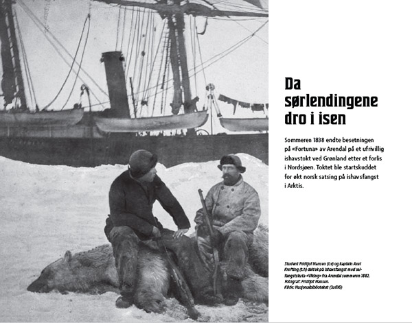 POLARPIONERER fra Sørlandet: Kapittelside